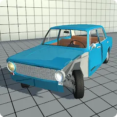 Скачать взломанную Simple Car Crash Physics Sim (Симулятор физики простого автомобильного столкновения)  [МОД Много денег] - полная версия apk на Андроид