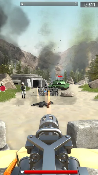 Infantry Attack: War 3D FPS (Инфантерийская атака)  [МОД Все открыто] Screenshot 2