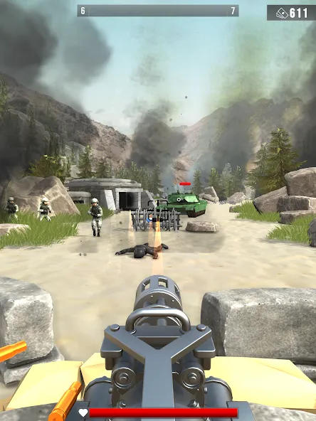 Infantry Attack: War 3D FPS (Инфантерийская атака)  [МОД Все открыто] Screenshot 5