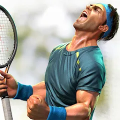 Скачать взломанную Ultimate Tennis: 3D online spo (Ультимейт Теннис)  [МОД Все открыто] - последняя версия apk на Андроид