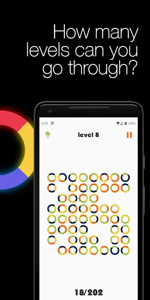 Logic circles. Puzzle game.  [МОД Бесконечные монеты] Screenshot 4