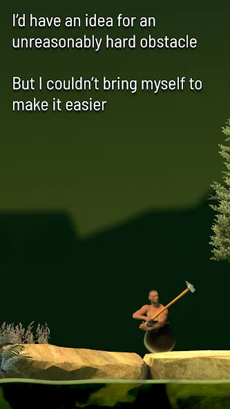 Getting Over It (Геттинговерит)  [МОД Menu] Screenshot 2