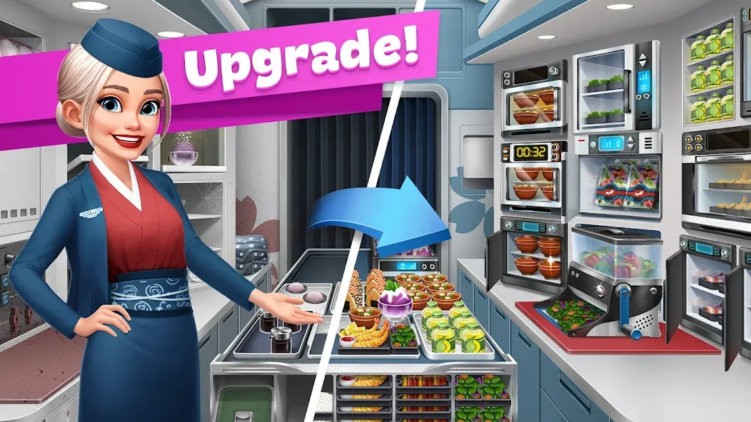 Airplane Chefs - Cooking Game (Эйрплейн Чефз)  [МОД Меню] Screenshot 4