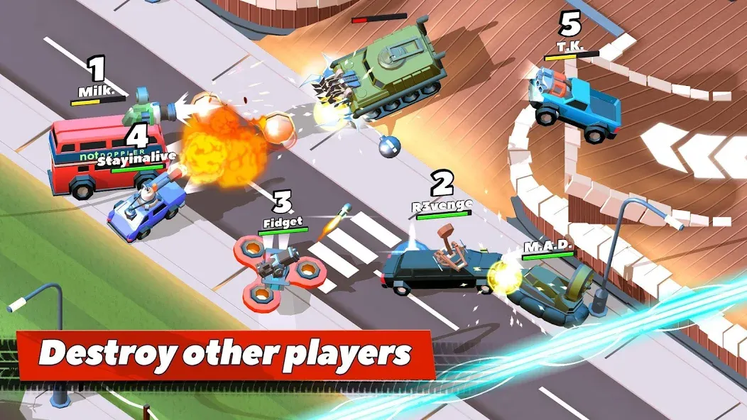 Crash of Cars (Краш оф Карс)  [МОД Unlocked] Screenshot 1