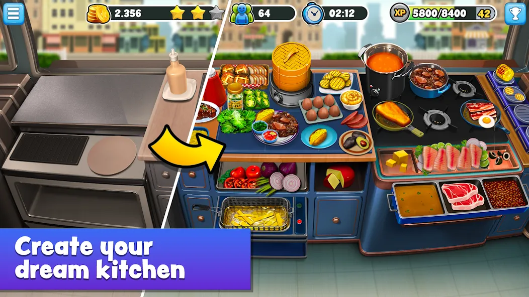 Food Truck Chef™ Cooking Games (Фуд Трак Шеф)  [МОД Mega Pack] Screenshot 3