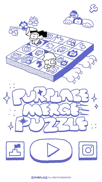 PURPLACE Merge Puzzle (Парплейс Мрдж Паззл)  [МОД Бесконечные деньги] Screenshot 1