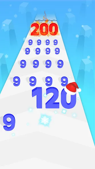 Number Merge: Run Master 3D (Намбер Мердж)  [МОД Много монет] Screenshot 2