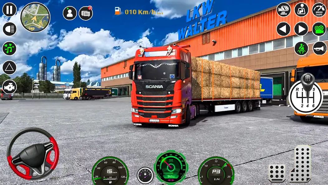 American Cargo City Driving 3D  [МОД Меню] Screenshot 1