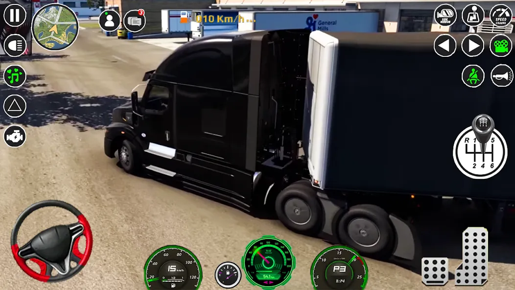 American Cargo City Driving 3D  [МОД Меню] Screenshot 4