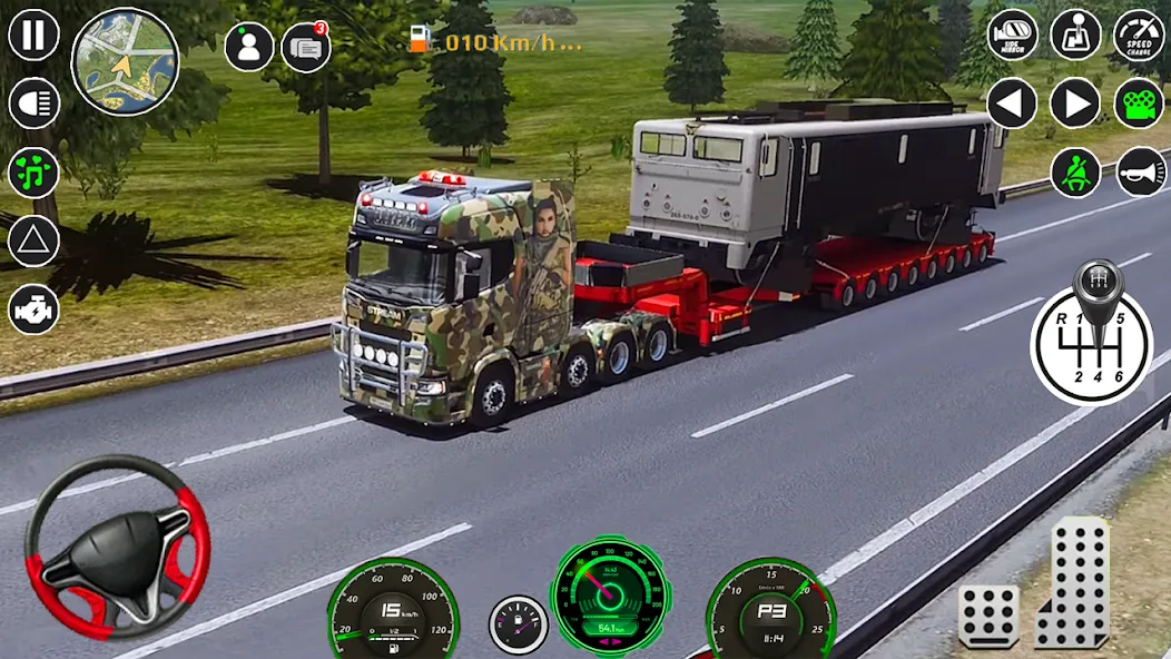 American Cargo City Driving 3D  [МОД Меню] Screenshot 5