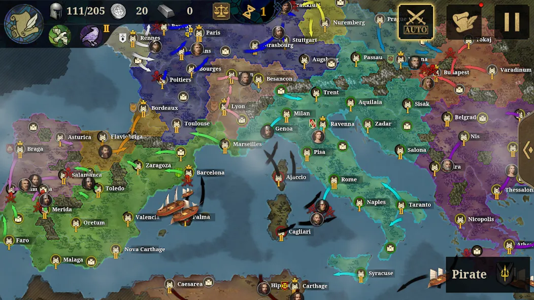 European War 7: Medieval (Европейская война 7)  [МОД Unlimited Money] Screenshot 4