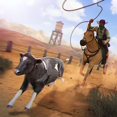 Скачать взлом Cowboys Horse Racing Derby  [МОД Unlimited Money] - стабильная версия apk на Андроид