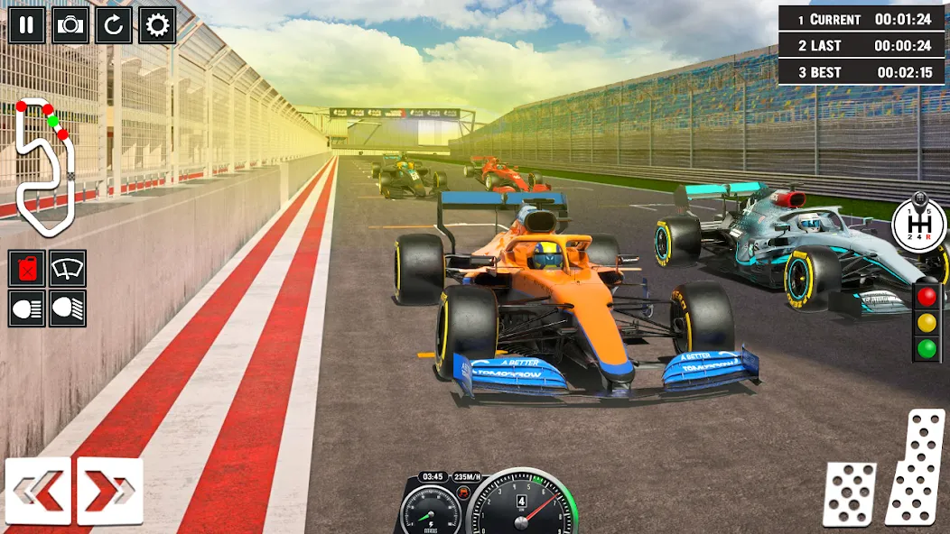 Formula Racing Car Racing Game  [МОД Unlocked] Screenshot 1