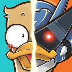 Взломанная Merge Duck 2: Idle RPG (Мердж Дак 2)  [МОД Меню] - полная версия apk на Андроид