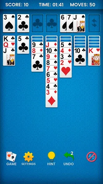 Klondike Solitaire (Клондайк солитер)  [МОД Menu] Screenshot 2