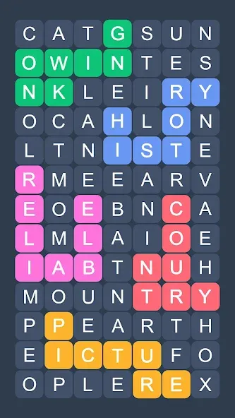 Word Search - Evolution Puzzle  [МОД Бесконечные монеты] Screenshot 3