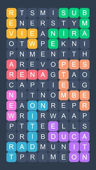 Word Search - Evolution Puzzle  [МОД Бесконечные монеты] Screenshot 4