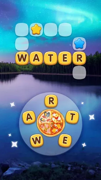 Word Pizza - Word Games  [МОД Бесконечные монеты] Screenshot 4