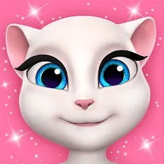 Скачать взломанную My Talking Angela  [МОД Menu] - последняя версия apk на Андроид