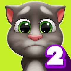 Взломанная My Talking Tom 2  [МОД Меню] - последняя версия apk на Андроид