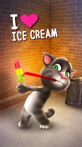 Talking Tom Cat  [МОД Бесконечные деньги] Screenshot 1