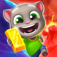 Скачать взломанную Talking Tom Time Rush  [МОД Бесконечные деньги] - стабильная версия apk на Андроид