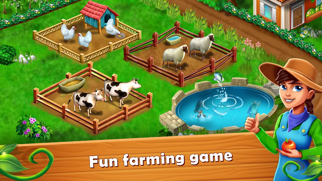 Farm Fest : Farming Games (Фарм Фест)  [МОД Unlimited Money] Screenshot 1