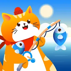 Скачать взломанную Idle Furry Fishing!  [МОД Много монет] - стабильная версия apk на Андроид