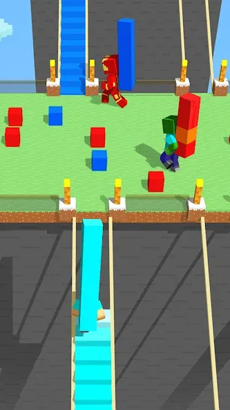 Craft Bridge Race (Крафт Бридж Рейс)  [МОД Бесконечные деньги] Screenshot 5