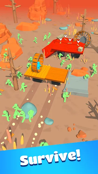 Zombie Raft (Зомби Рафт)  [МОД Menu] Screenshot 2