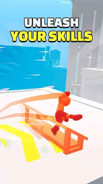 Parkour Race - FreeRun Game (Паркур Рейс)  [МОД Много монет] Screenshot 4