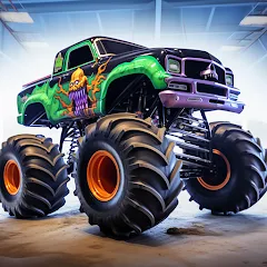 Взлом Monster truck: Extreme racing  [МОД Все открыто] - стабильная версия apk на Андроид