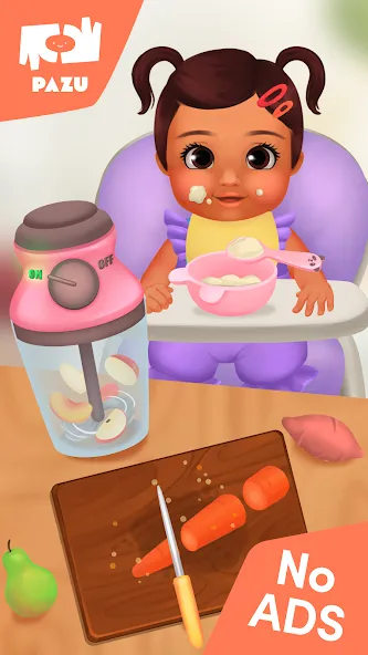 Baby care game & Dress up  [МОД Menu] Screenshot 2