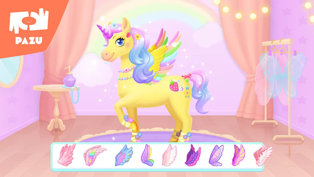 My Unicorn dress up for kids  [МОД Много монет] Screenshot 4