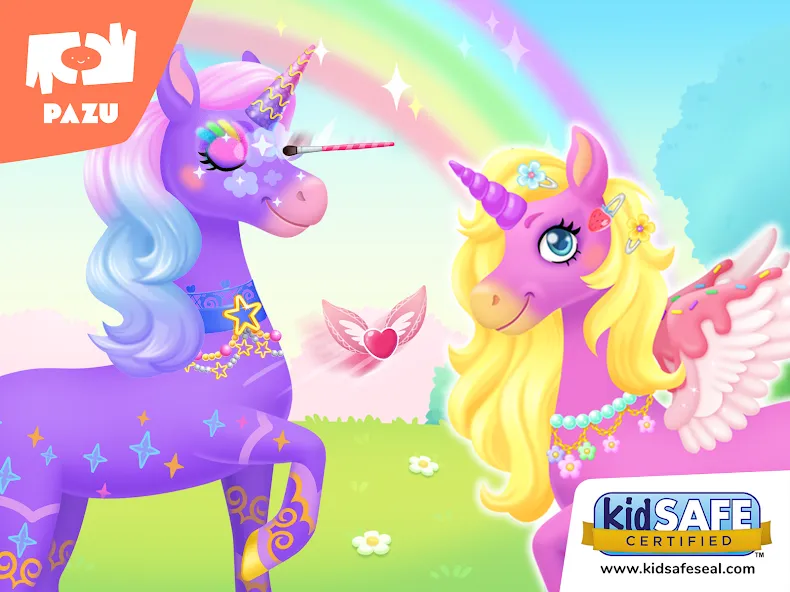 My Unicorn dress up for kids  [МОД Много монет] Screenshot 5