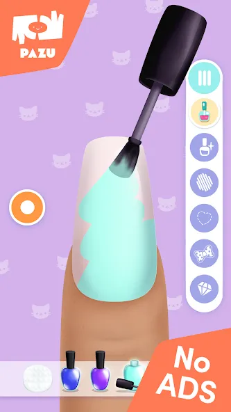 Girls Nail Salon - Kids Games  [МОД Unlimited Money] Screenshot 2