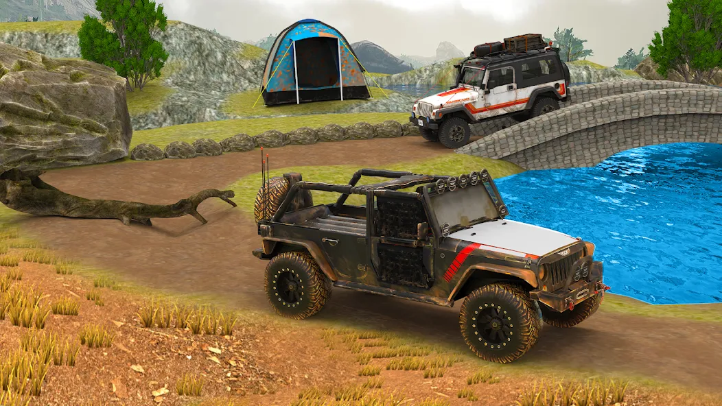 Offroad 4x4 Jeep Driving Game  [МОД Unlimited Money] Screenshot 3