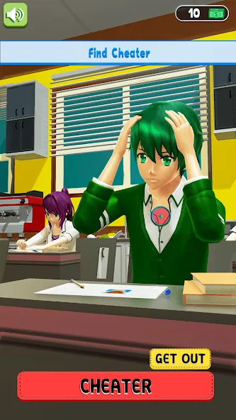 Anime School Teacher Simulator  [МОД Unlimited Money] Screenshot 3