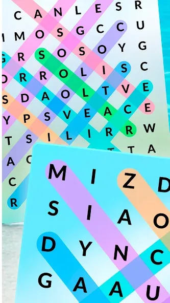 Wordscapes Search (Вордскейпс Серч)  [МОД Mega Pack] Screenshot 1