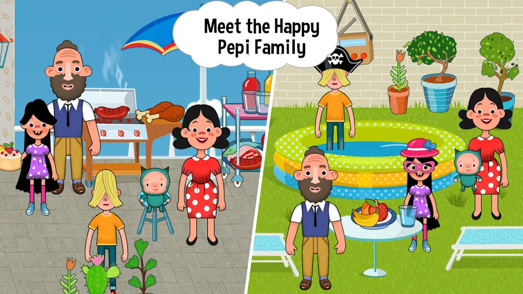 Pepi House: Happy Family (Пепи Хаус)  [МОД Unlocked] Screenshot 5