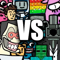 Взлом Cartoon Battle  [МОД Много монет] - последняя версия apk на Андроид