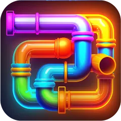 Взломанная Pipe Puzzle Connect (Пайп Пазл Коннект)  [МОД Unlimited Money] - полная версия apk на Андроид