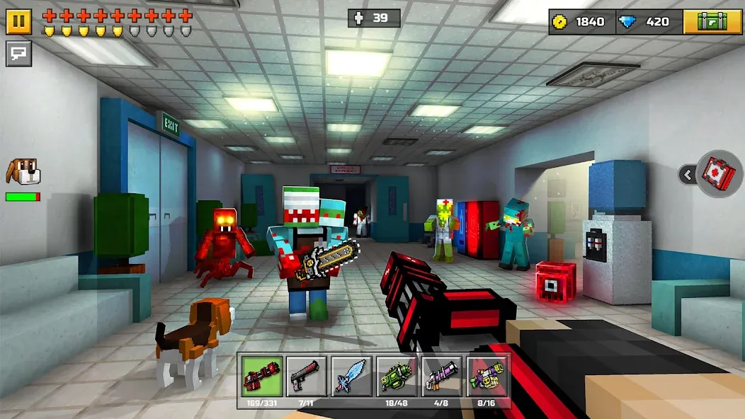 Pixel Gun 3D - FPS Shooter (Пиксельный пистолет 3Д)  [МОД Unlimited Money] Screenshot 4