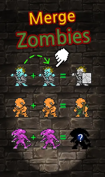 Grow Zombie VIP : Merge Zombie  [МОД Бесконечные деньги] Screenshot 1