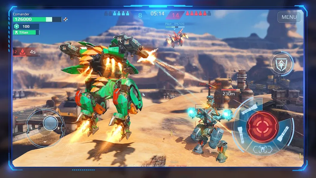 War Robots Multiplayer Battles  [МОД Все открыто] Screenshot 2