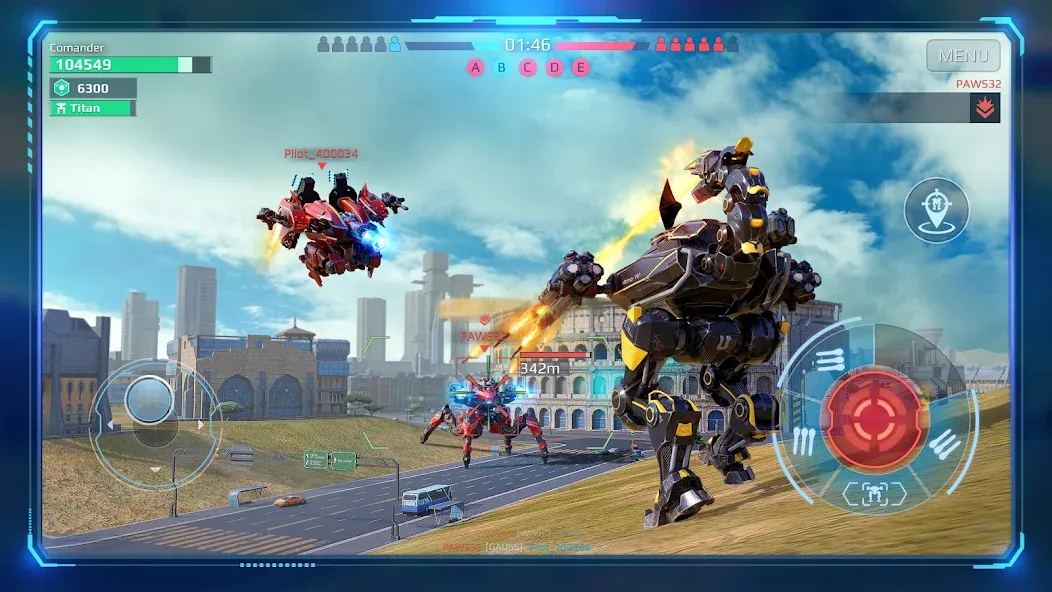 War Robots Multiplayer Battles  [МОД Все открыто] Screenshot 4