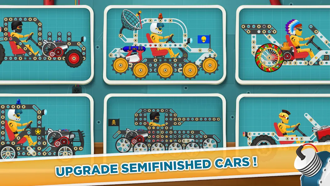 Car Builder & Racing for Kids  [МОД Menu] Screenshot 2