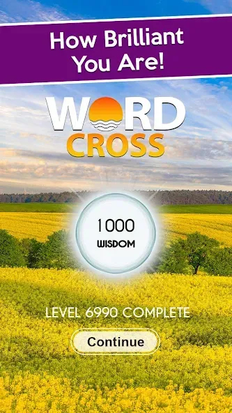 Word Cross: Crossy Word Search (Уорд Кросс)  [МОД Много монет] Screenshot 1