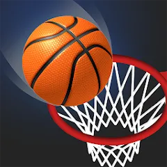 Скачать взломанную Dunk Stroke-3D Basketball (Дунк Строк)  [МОД Menu] - стабильная версия apk на Андроид