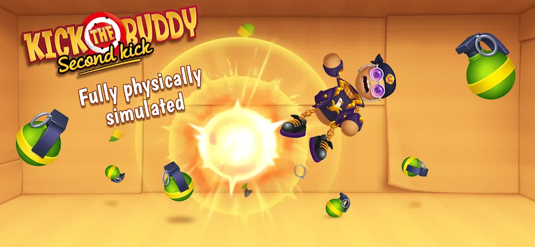 Kick the Buddy: Second Kick (Кик зе Бадди)  [МОД Меню] Screenshot 1